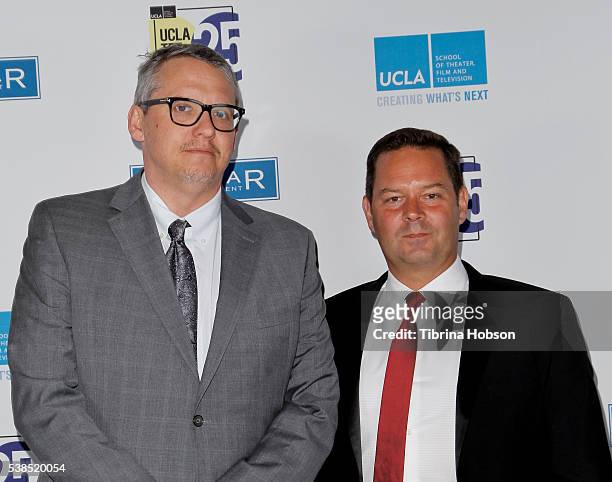 Writer/Producer Adam McKay and Producer Kevin Messick attend the 25th annual UCLA School of Theater Film and Television Film Festival Screenwriters...