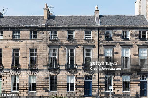 edinburgh's new town, northumberland street - new town edinburgh stock pictures, royalty-free photos & images