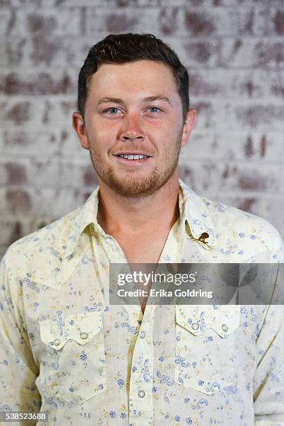 Scotty McCreery pauses for a photo during the 7th annual "Darius and Friends" concert at Wildhorse Saloon on June 6, 2016 in Nashville, Tennessee.