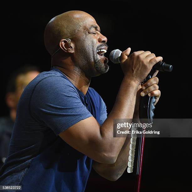 Darius Rucker performs during the 7th annual "Darius and Friends" concert at Wildhorse Saloon on June 6, 2016 in Nashville, Tennessee.