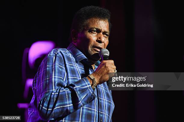 Charley Pride performs during the 7th annual "Darius and Friends" concert at Wildhorse Saloon on June 6, 2016 in Nashville, Tennessee.