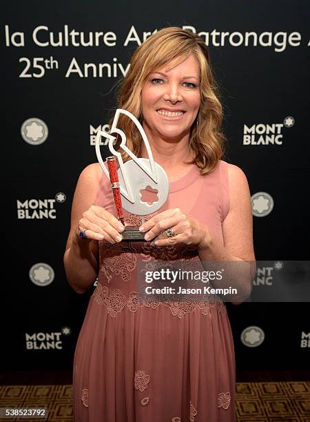 Montblanc de la Culture Arts Patronage Award North American Recipient Maria Arena Bell attends the 25th annual Montblanc de la Culture Arts Patronage...