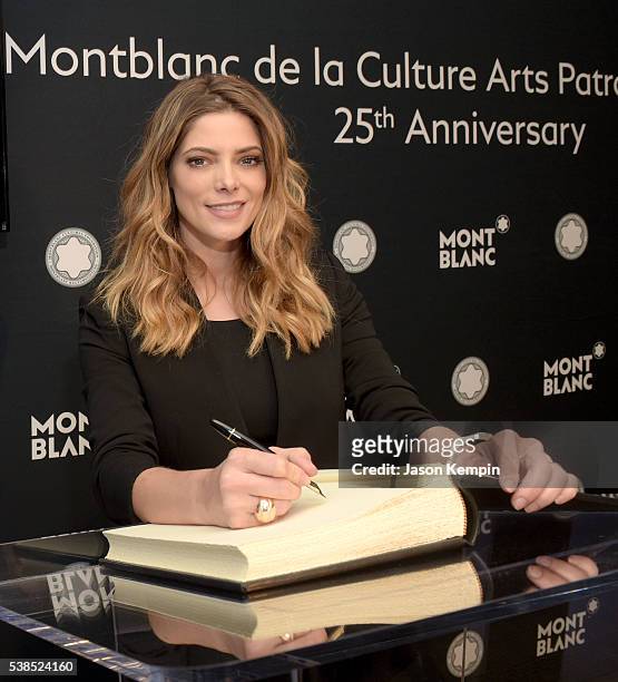 Actress Ashley Greene attends the 25th annual Montblanc de la Culture Arts Patronage Award at Chateau Marmont on June 6, 2016 in Los Angeles,...
