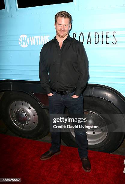 Actor Dash Mihok attends the premiere for Showtime's "Roadies" at The Theatre at Ace Hotel on June 6, 2016 in Los Angeles, California.