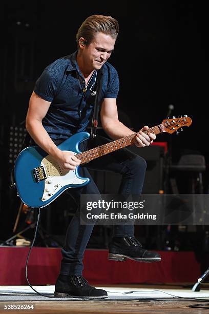 Hunter Hayes performs at Wildhorse Saloon on June 6, 2016 in Nashville, Tennessee.