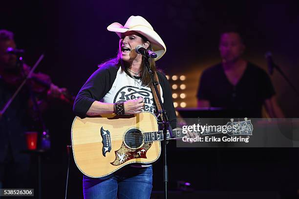 Terri Clark performs at Wildhorse Saloon on June 6, 2016 in Nashville, Tennessee.