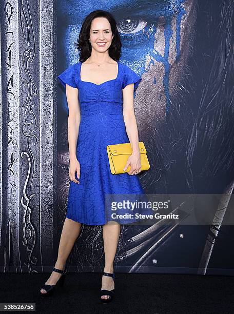 Anna Galvin arrives at the Premiere Of Universal Pictures' "Warcraft" at TCL Chinese Theatre IMAX on June 6, 2016 in Hollywood, California.