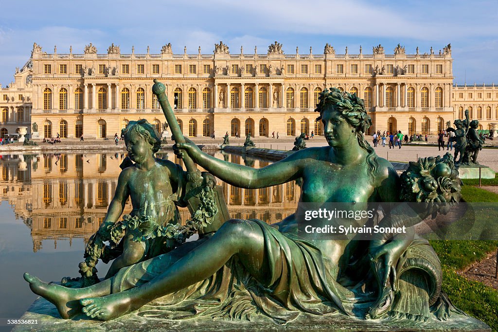 Water Parterre Outside the Palais de Versailles