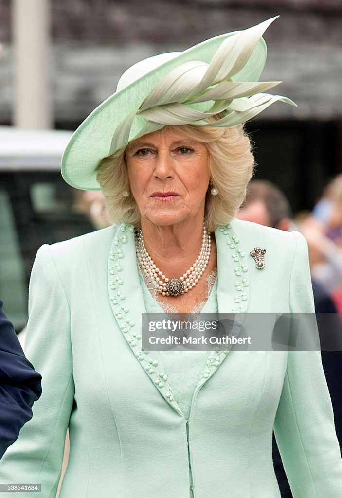 The Queen, Duke of Edinburgh, The Prince of Wales and Duchess of Cornwall Visit Cardiff