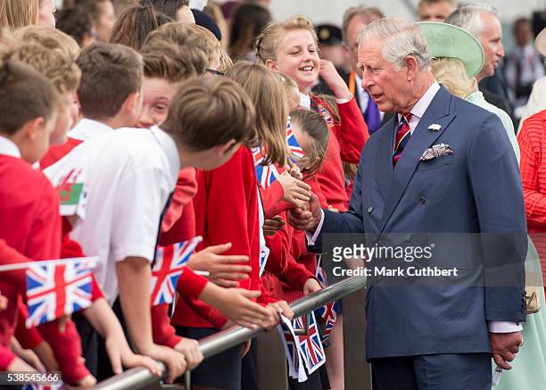 Prince Charles, Prince of Wales attends the Opening of the Fifth Session of the National Assembly for Wales at The Senedd on June 7, 2016 in Cardiff,...