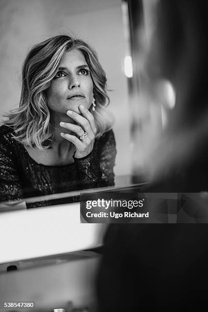 Actress Alice Taglioni is photographed for Self Assignment on May 15, 2016 in Cannes, France.