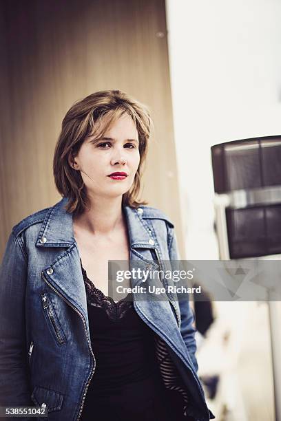 Director Justine Triet is photographed for Gala on May 15, 2016 in Cannes, France.