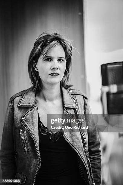 Director Justine Triet is photographed for Gala on May 15, 2016 in Cannes, France.