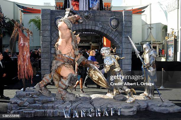 Atmosphere at the Premiere Of Universal Pictures' "Warcraft" held at TCL Chinese Theatre IMAX on June 6, 2016 in Hollywood, California.