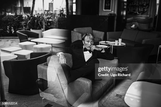 Actor Mads Mikkelsen is photographed for Self Assignment on May 15, 2016 in Cannes, France.