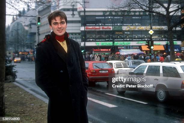 Patrick Winczewski, Bummel durch seine Heimatstadt am in Berlin, Deutschland.