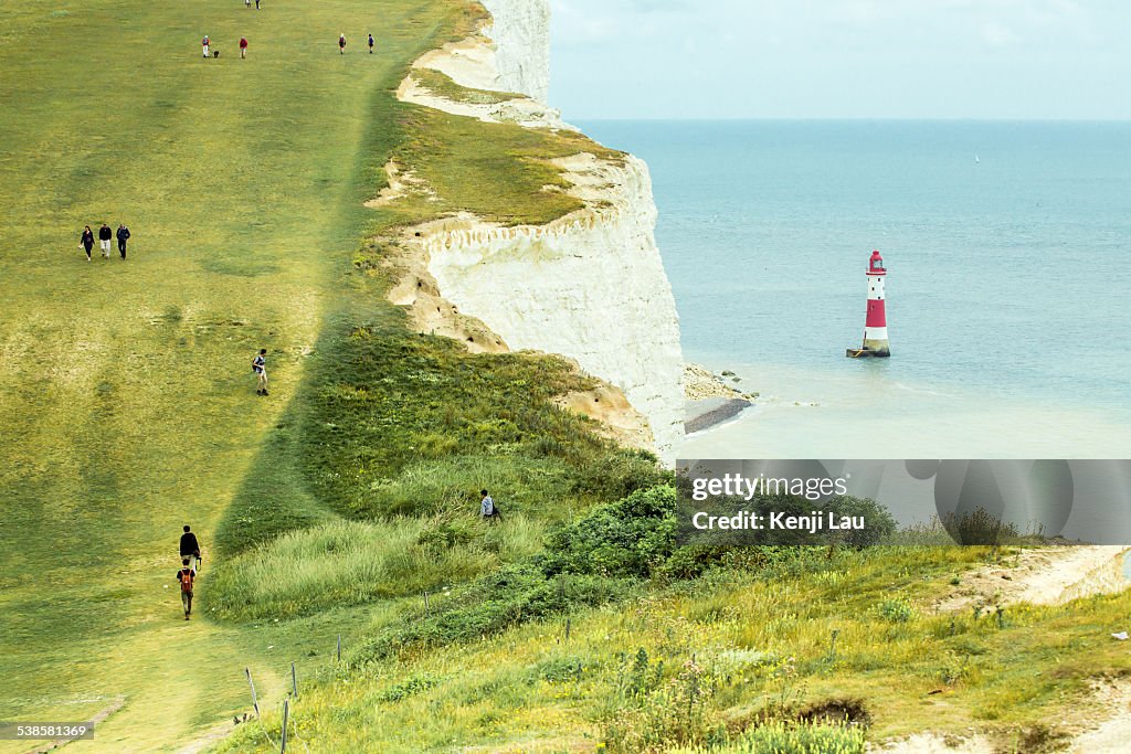 Beachy Head lighthouse, Sussex, UK