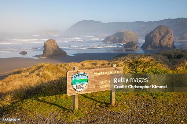 pistol river state park, oregon. - pistol river state park stock pictures, royalty-free photos & images