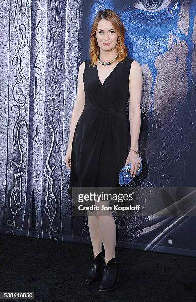 Actress Felicia Day arrives at the Los Angeles Premiere "Warcraft" at TCL Chinese Theatre IMAX on June 6, 2016 in Hollywood, California.