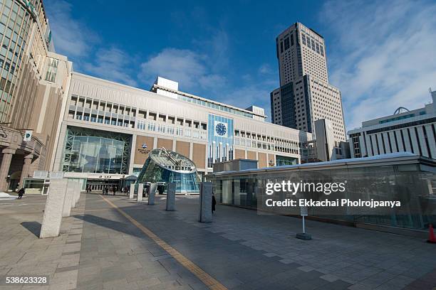 sapporo railway station - former stock pictures, royalty-free photos & images