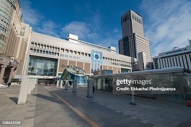 sapporo railway station - earlier stock pictures, royalty-free photos & images