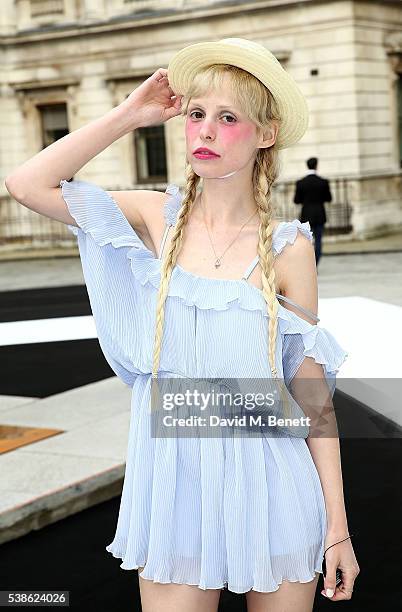 Petite Meller attends a VIP preview of the Royal Academy of Arts Summer Exhibition 2016 on June 7, 2016 in London, England.
