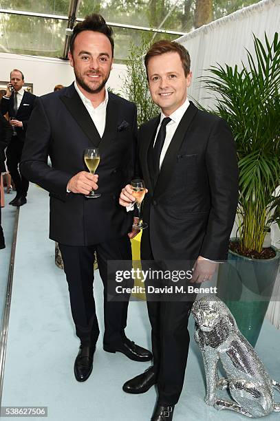 Anthony McPartlin and Declan Donnelly attend the Glamour Women Of The Year Awards in Berkeley Square Gardens on June 7, 2016 in London, United...