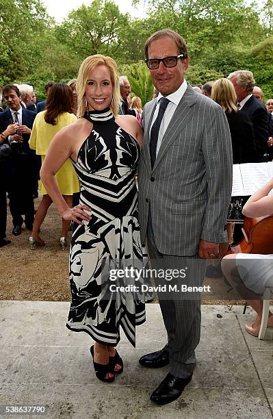 Richard and Joy Desmond attend The Bell Pottinger Summer Party at Lancaster House on June 7, 2016 in London, England.