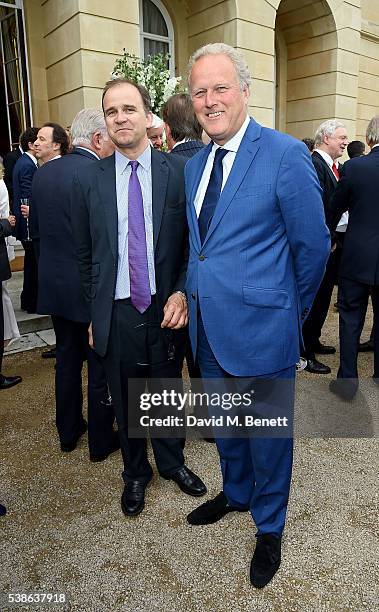Caspar Rock and Lord Jonathan Marland attend The Bell Pottinger Summer Party at Lancaster House on June 7, 2016 in London, England.