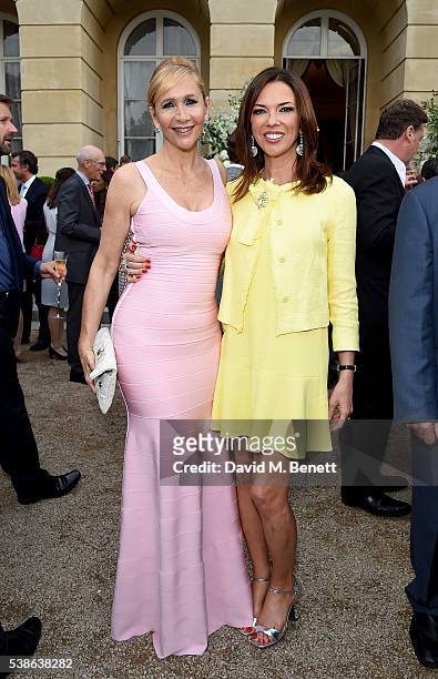 Tania Bryer and Heather Kerzner attend The Bell Pottinger Summer Party at Lancaster House on June 7, 2016 in London, England.
