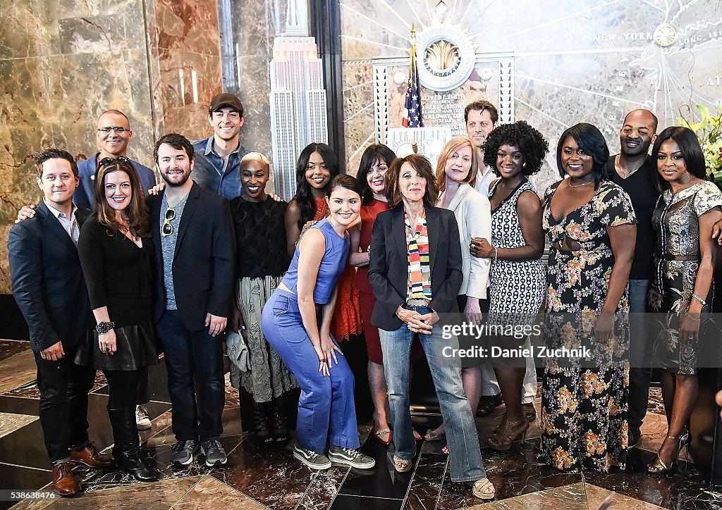 2016 Tony Nominees Light The Empire State Building