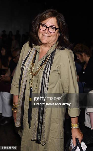 Fern Mallis attends Public School's Women's And Men's Spring 2017 Collection Runway Show at Cedar Lake on June 7, 2016 in New York City.