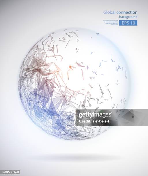 globe - virtual reality construction stock illustrations