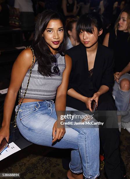Hannah Bronfman attends Public School's Women's And Men's Spring 2017 Collection Runway Show at Cedar Lake on June 7, 2016 in New York City.