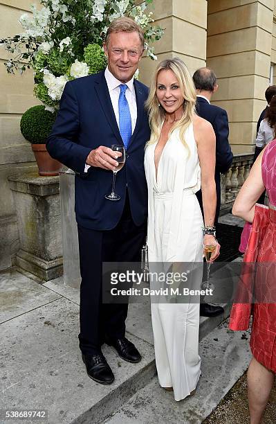 Lord and Lady Anthony St John attend The Bell Pottinger Summer Party at Lancaster House on June 7, 2016 in London, England.