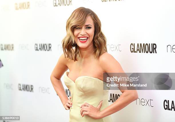 Caroline Flack arrives for the Glamour Women Of The Year Awards on June 7, 2016 in London, United Kingdom.