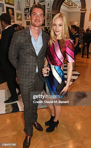 Max Brown and Annabelle Horsey attendsa VIP preview of the Royal Academy of Arts Summer Exhibition 2016 on June 7, 2016 in London, England.