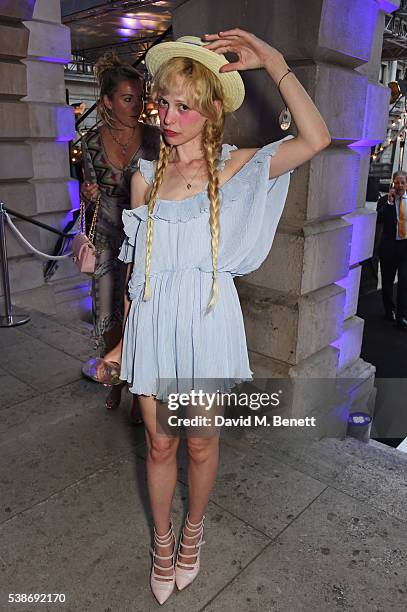 Petite Meller attends a VIP preview of the Royal Academy of Arts Summer Exhibition 2016 on June 7, 2016 in London, England.