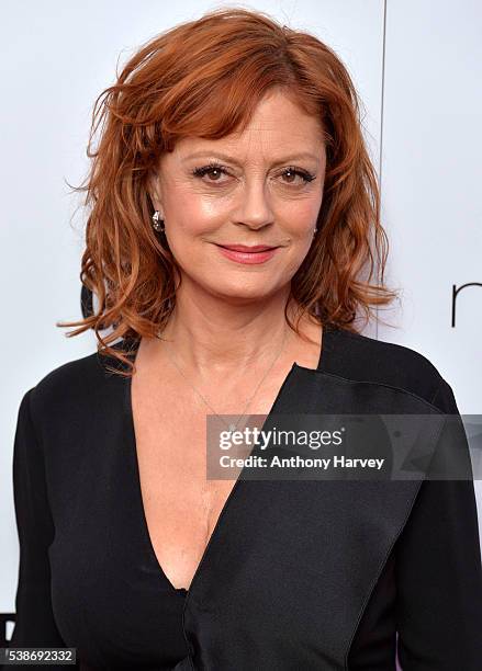 Susan Sarandon attends the Glamour Women Of The Year Awards at Berkeley Square Gardens on June 7, 2016 in London, England.