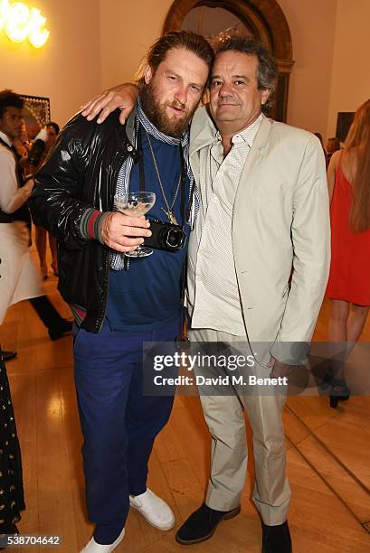 Greg Williams and Mark Hix attend a VIP preview of the Royal Academy of Arts Summer Exhibition 2016 on June 7, 2016 in London, England.