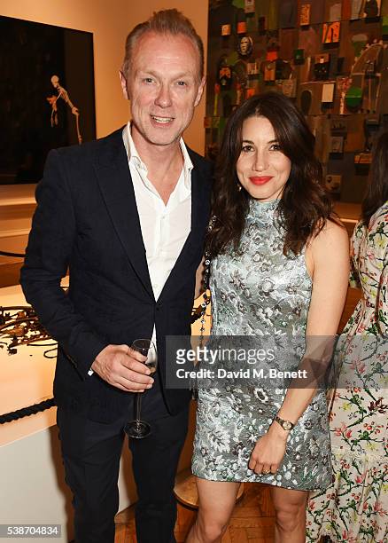 Gary Kemp and Lauren Kemp attend a VIP preview of the Royal Academy of Arts Summer Exhibition 2016 on June 7, 2016 in London, England.