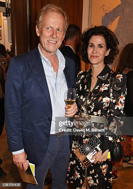 Richard Hudson and Mollie Dent-Brocklehurst attend a VIP preview of the Royal Academy of Arts Summer Exhibition 2016 on June 7, 2016 in London,...