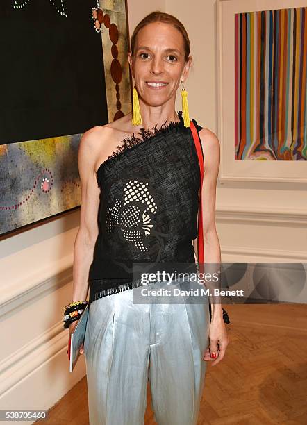 Tiphaine de Lussy attends a VIP preview of the Royal Academy of Arts Summer Exhibition 2016 on June 7, 2016 in London, England.