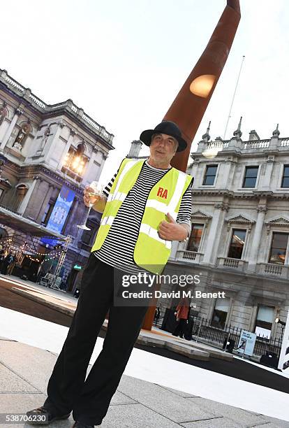Ron Arad attends a VIP preview of the Royal Academy of Arts Summer Exhibition 2016 on June 7, 2016 in London, England.