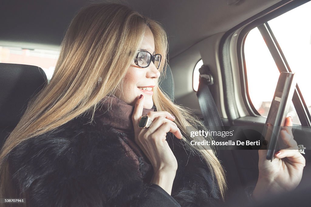 Businesswoman Making A Video Call With Smartphone