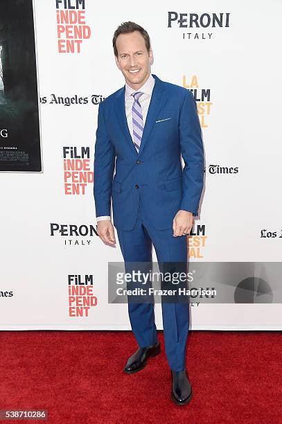 Actor Patrick Wilson attends the premiere of "The Conjuring 2" during the 2016 Los Angeles Film Festival at TCL Chinese Theatre IMAX on June 7, 2016...