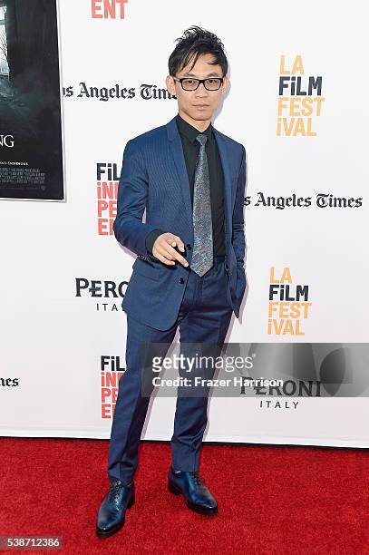 Filmmaker James Wan attends the premiere of "The Conjuring 2" during the 2016 Los Angeles Film Festival at TCL Chinese Theatre IMAX on June 7, 2016...