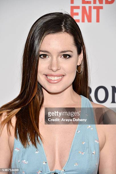 Actress Alex Frnka attends the premiere of "Villisca" during the 2016 Los Angeles Film Festival at Arclight Cinemas Culver City on June 7, 2016 in...