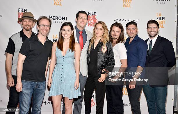 Cast and crew of "Villisca" attend the premiere of "Villisca" during the 2016 Los Angeles Film Festival at Arclight Cinemas Culver City on June 7,...