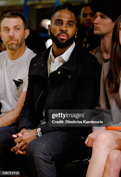 Jason Derulo attends Public School's Women's And Men's Spring 2017 Collection Runway Show at Cedar Lake on June 7, 2016 in New York City.